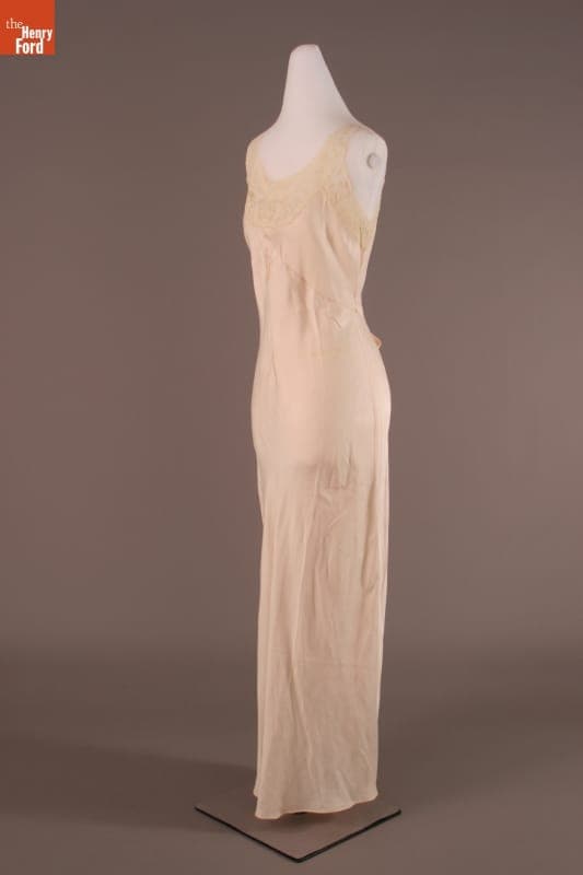 Slip or Nightgown, Worn by Elizabeth Parke Firestone, 1930-1940