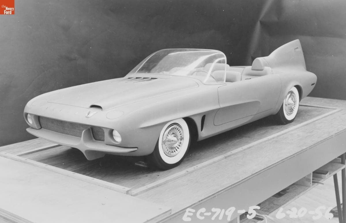 Clay Model for the 1956 Chrysler Falcon Concept Car Designed by Virgil M. Exner