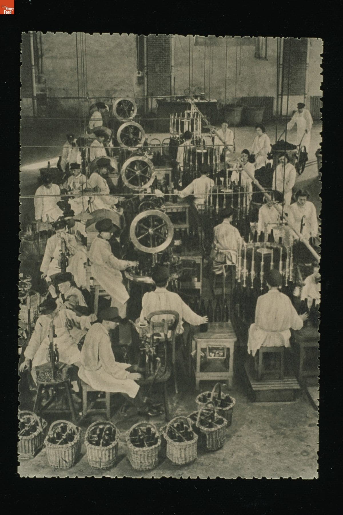Bottling Wine at Champagne Pommery & Greno near Rheims, France, circa 1925