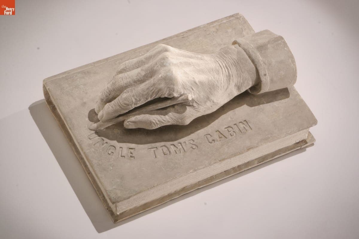 Life Cast of Harriet Beecher Stowe's Hand, 1896