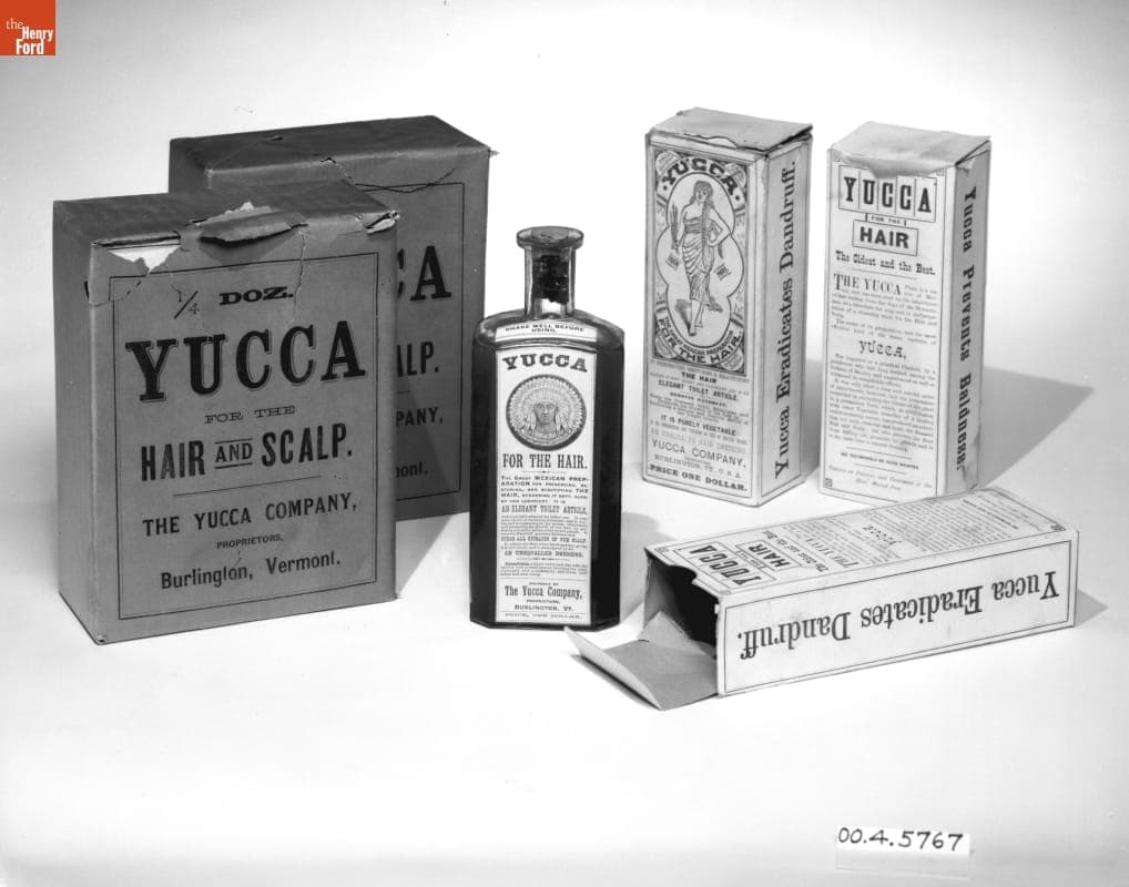 Yucca for the Hair and Scalp, 1890-1901