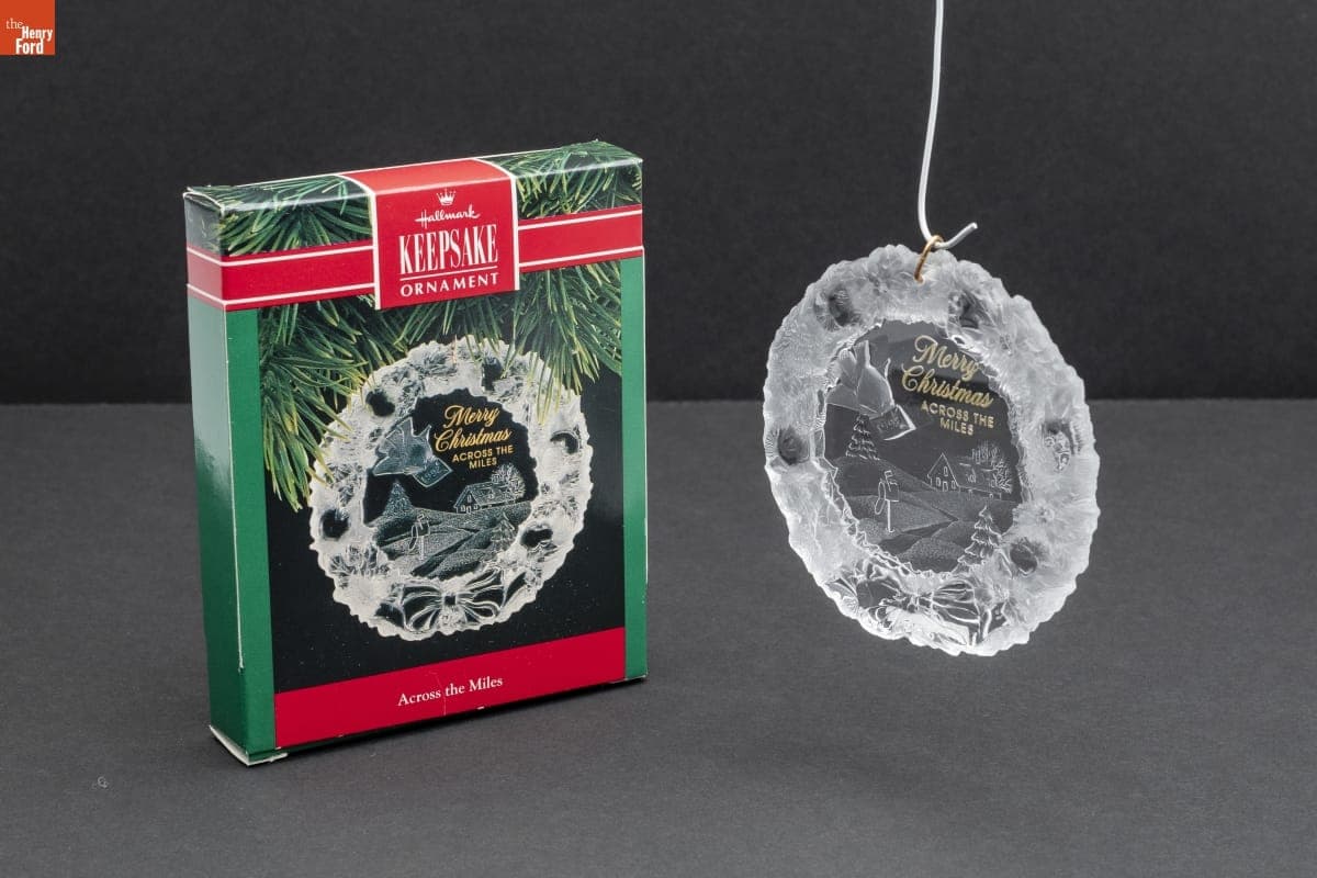 Hallmark "Across the Miles" Christmas Ornament, 1992