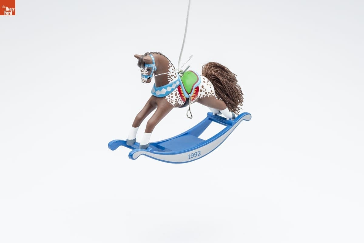 Hallmark "Rocking Horse Series" Christmas Ornament, 1992