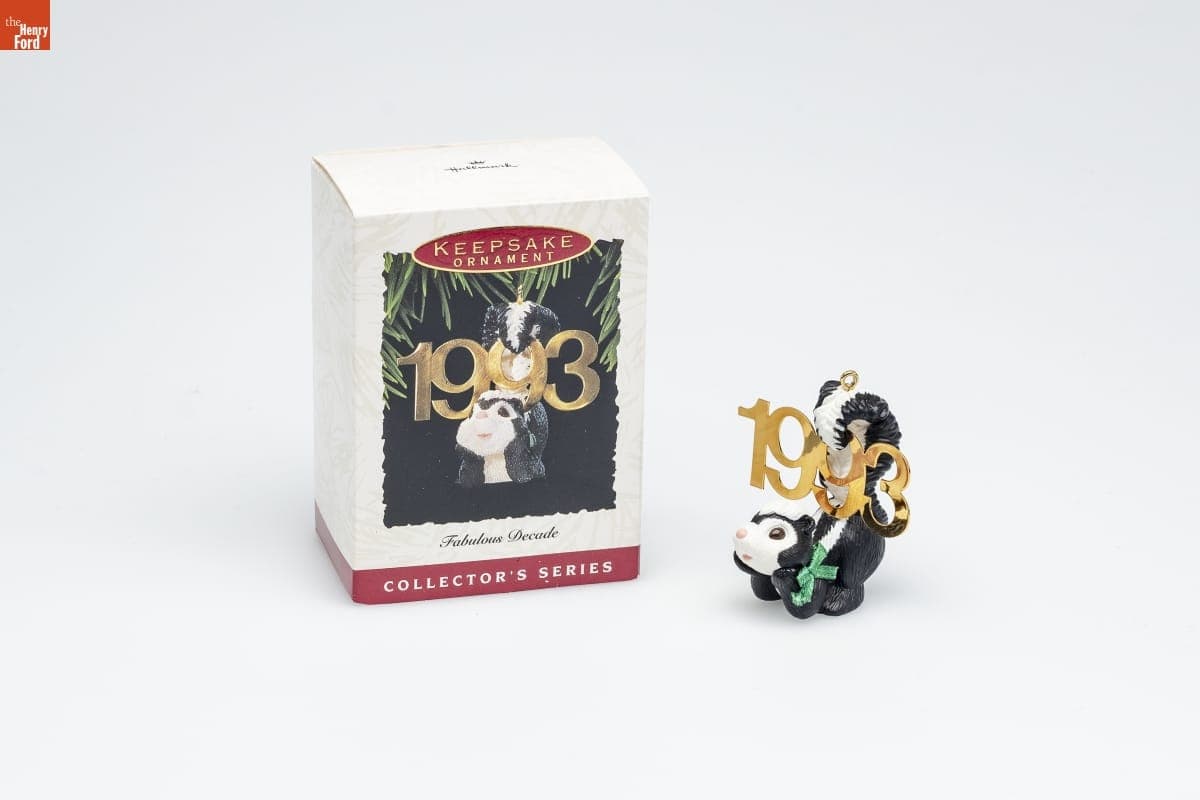 Hallmark "Fabulous Decade Series" Christmas Ornament, 1993