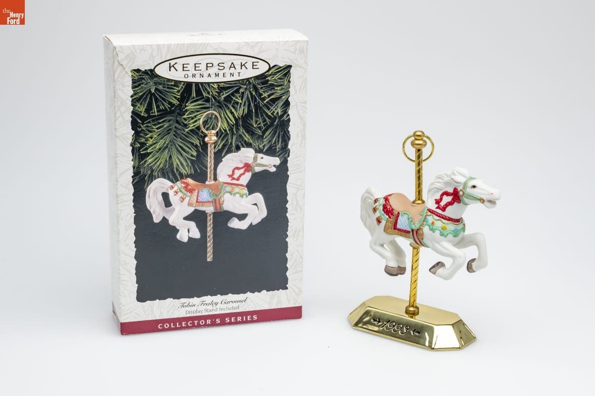 Hallmark "Tobin Fraley Carousel Series" Christmas Ornament, 1993