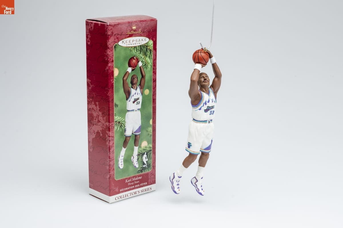 Hallmark "Hoop Stars Series: Karl Malone" Christmas Ornament, 2000