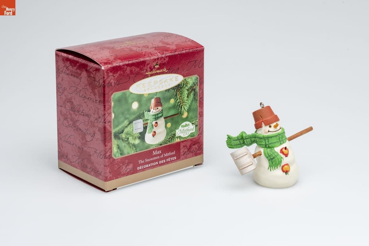 Hallmark "The Snowmen of Mitford: Max" Christmas Ornament, 2000
