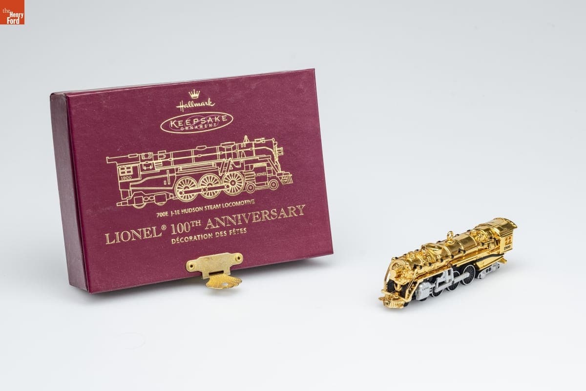 Hallmark "Lionel 100th Anniversary: 700E J-1E Hudson Steam Locomotive" Christmas Ornament, 2000