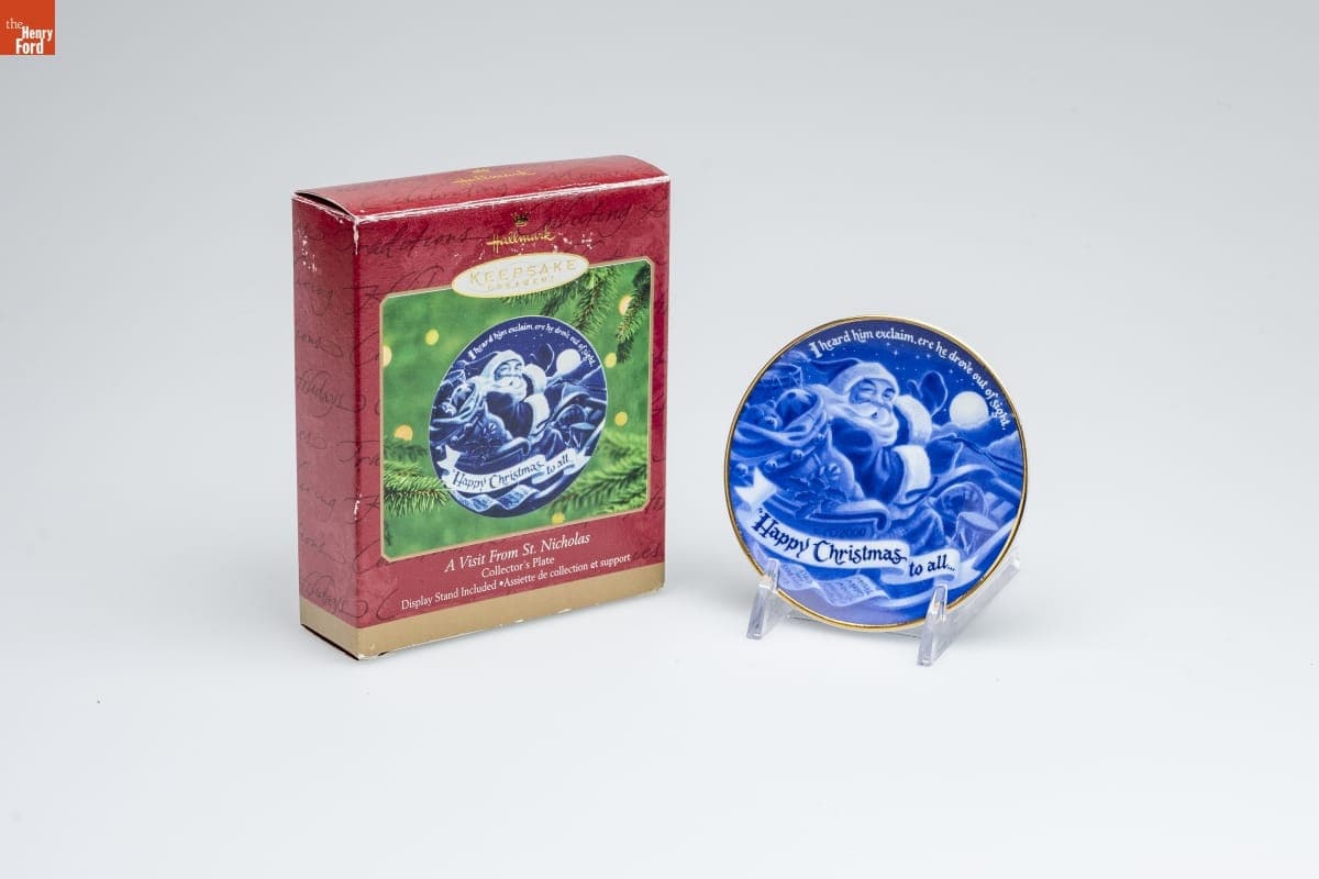 Hallmark "A Visit From St. Nicholas" Christmas Ornament, 2000