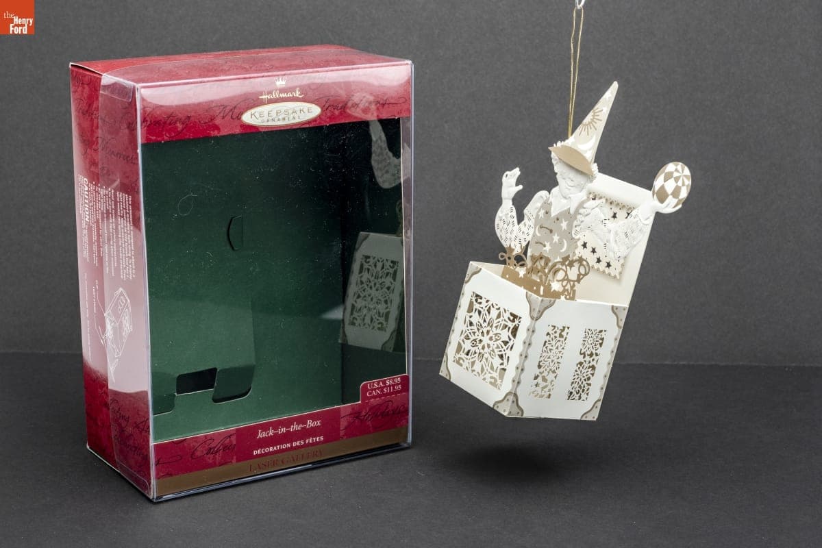 Hallmark "Laser Gallery Collection: Jack-in-the-Box" Christmas Ornament, 2000