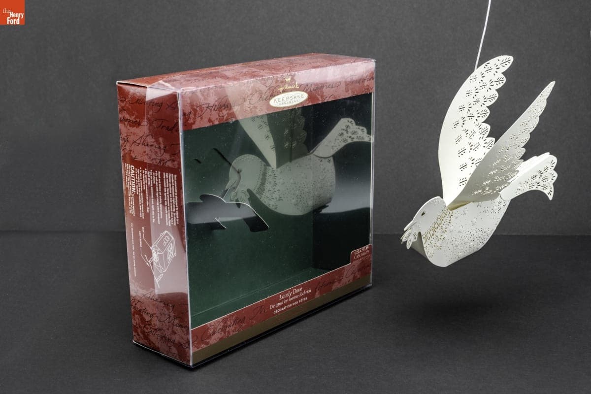 Hallmark "Laser Gallery Collection: Lovely Dove" Christmas Ornament, 2000