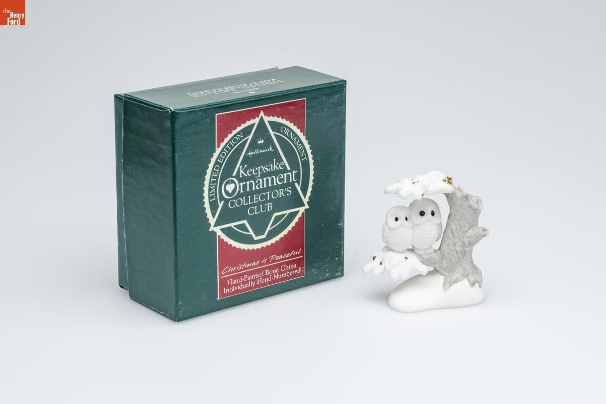 Hallmark "Christmas is Peaceful" Limited Edition Collector's Club Christmas Ornament, 1989