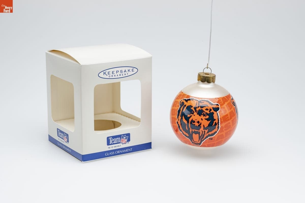 Hallmark "Team NFL: Chicago Bears" Christmas Ornament, 1995