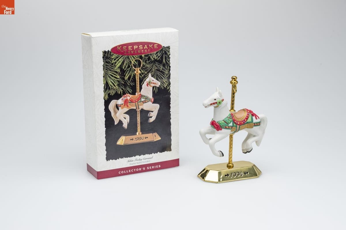 Hallmark "Tobin Fraley Carousel Series" Christmas Ornament, 1994