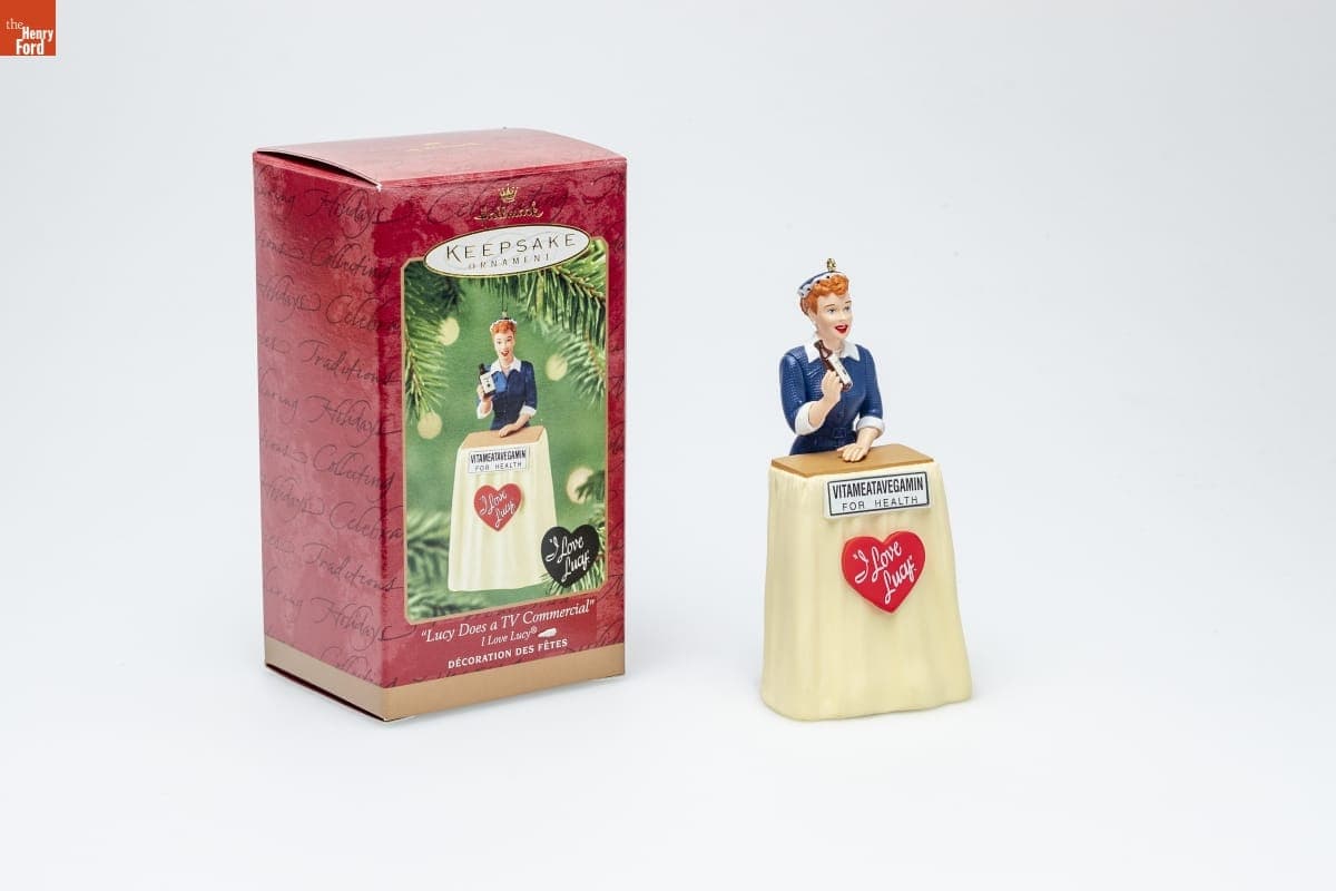 Hallmark "I Love Lucy: Lucy Does a TV Commercial" Christmas Ornament, 2001
