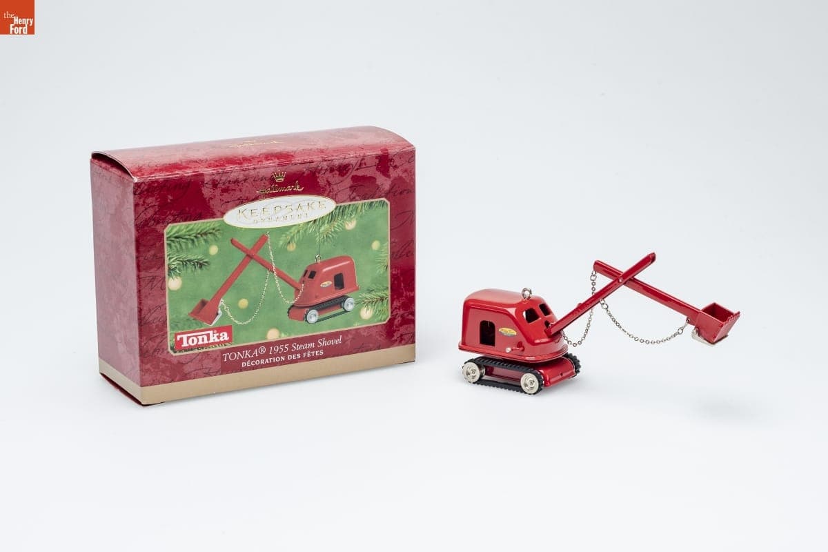 Hallmark "TONKA 1955 Steam Shovel" Christmas Ornament, 2001