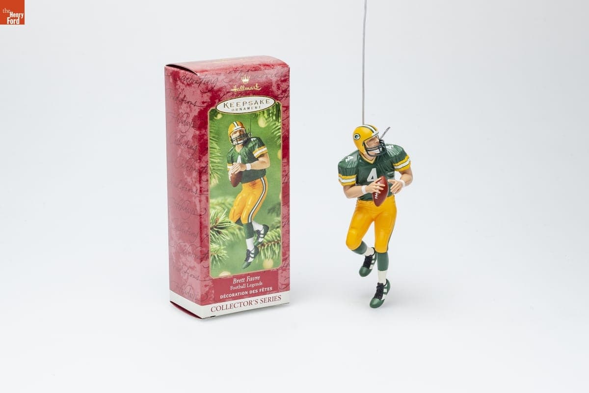 Hallmark "Football Legends Series: Brett Favre" Christmas Ornament, 2001
