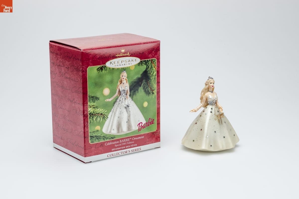 Hallmark "Celebration Barbie Series" Christmas Ornament, 2001