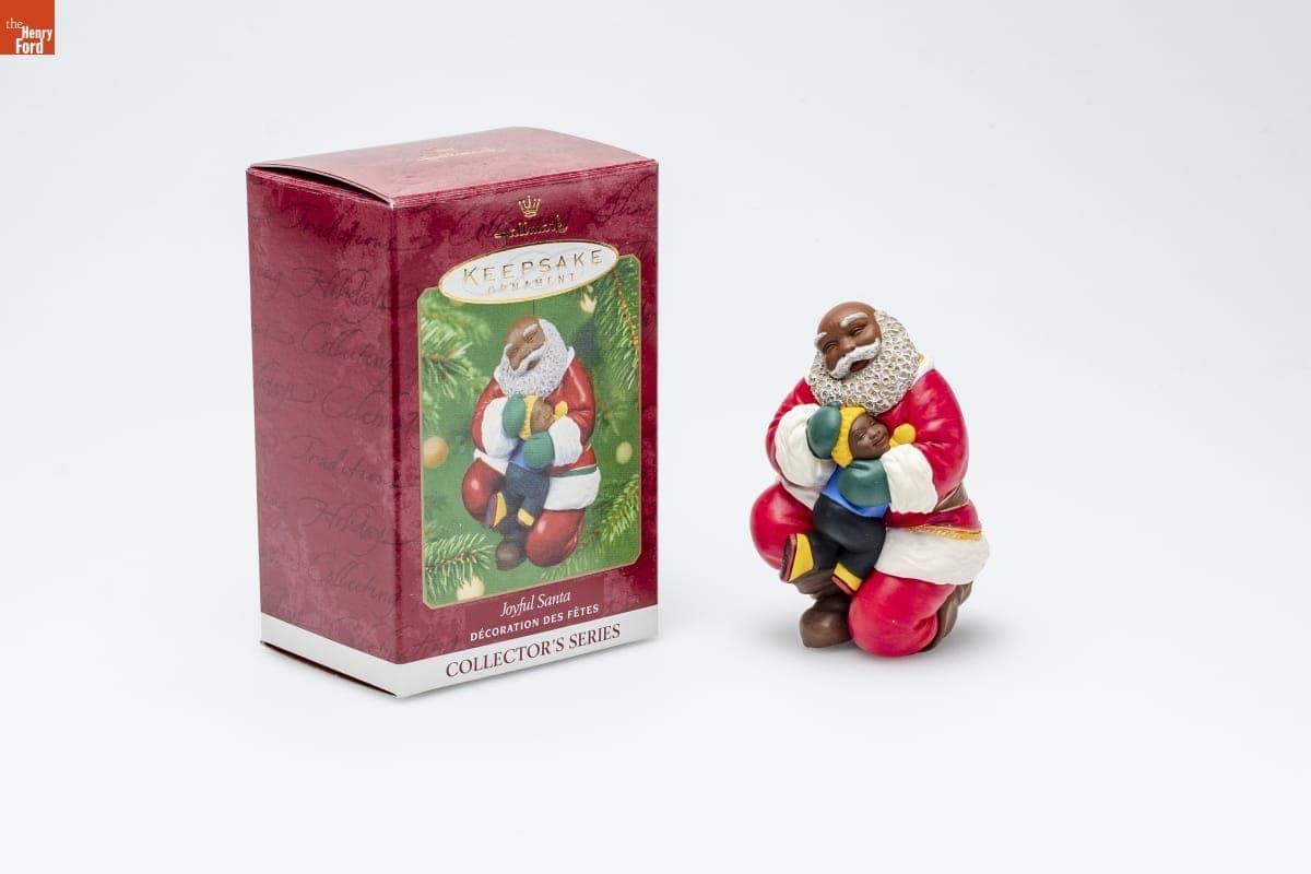 Hallmark "Joyful Santa Series" Christmas Ornament, 2001