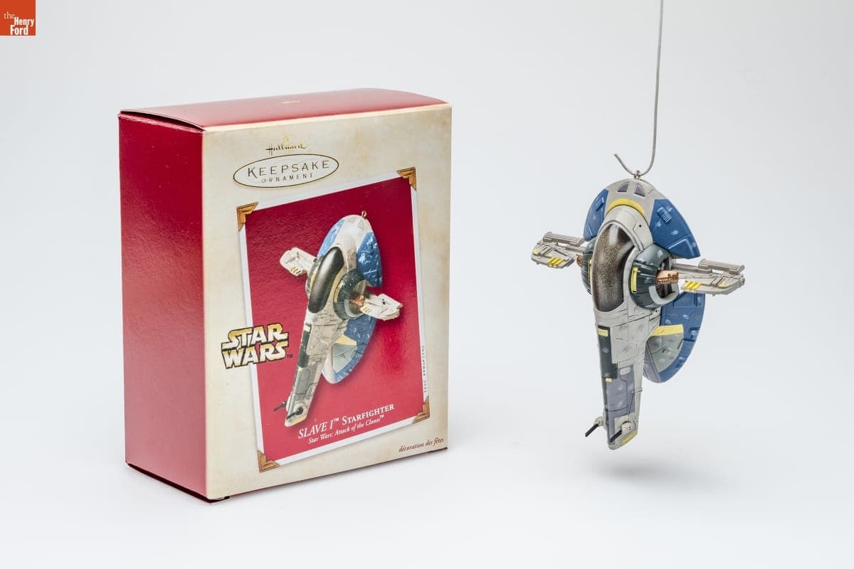 Hallmark "Star Wars Attack of the Clones: Slave I Starfighter" Christmas Ornament, 2002