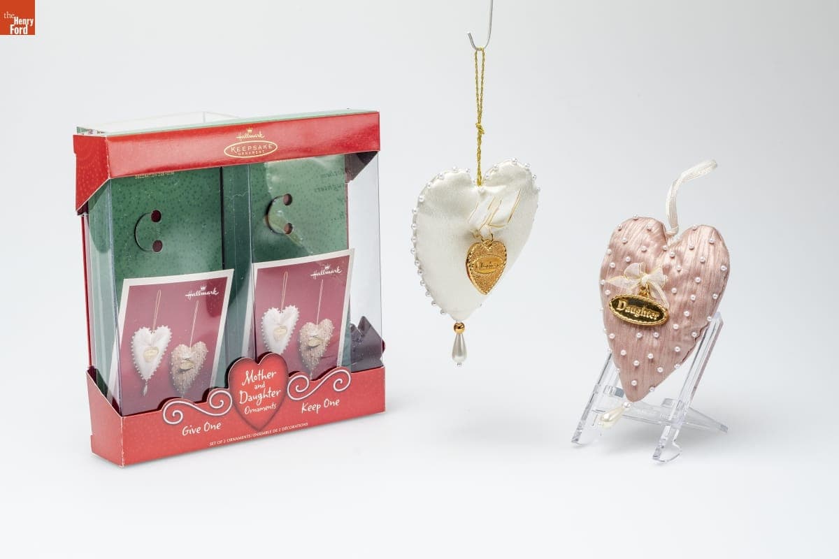 Hallmark "Mother and Daughter" Christmas Ornaments, 2002