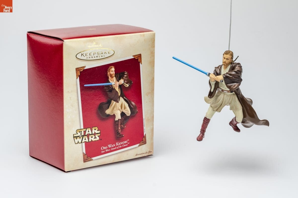 Hallmark "Star Wars Attack of the Clones: Obi-Wan Kenobi" Christmas Ornament, 2002