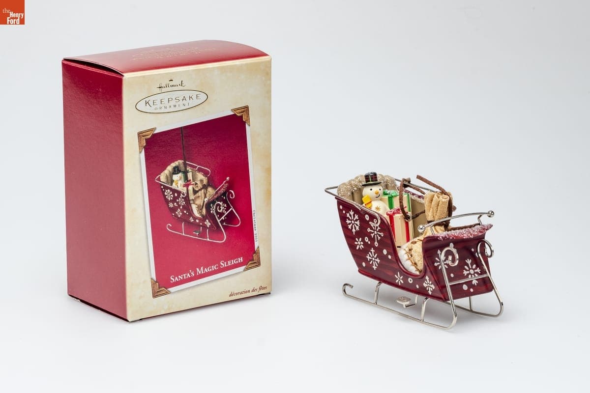 Hallmark "Santa's Magic Sleigh" Christmas Ornament, 2003