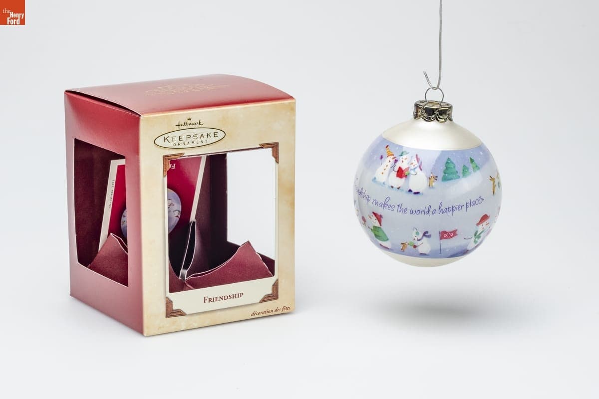 Hallmark "Friendship" Christmas Ornament, 2003