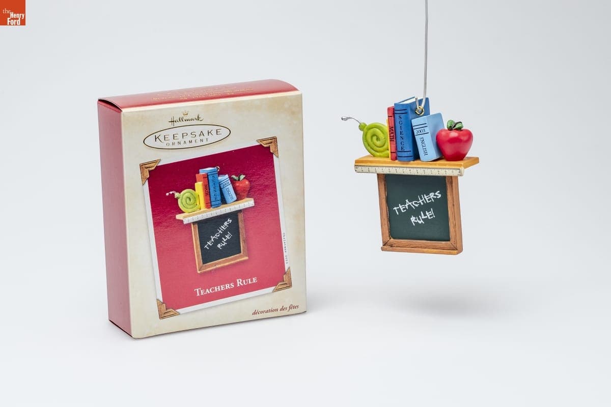Hallmark "Teachers Rule" Christmas Ornament, 2003