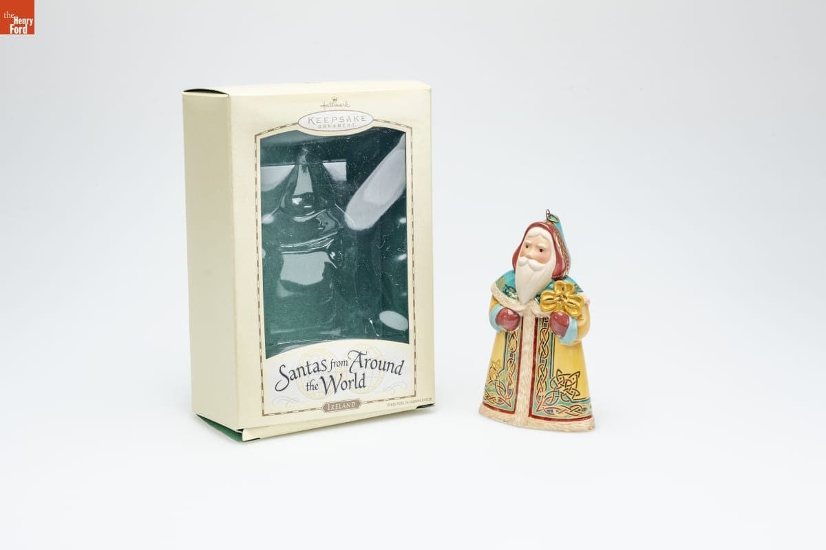 Hallmark "Santas from Around the World: Ireland" Christmas Ornament, 2004
