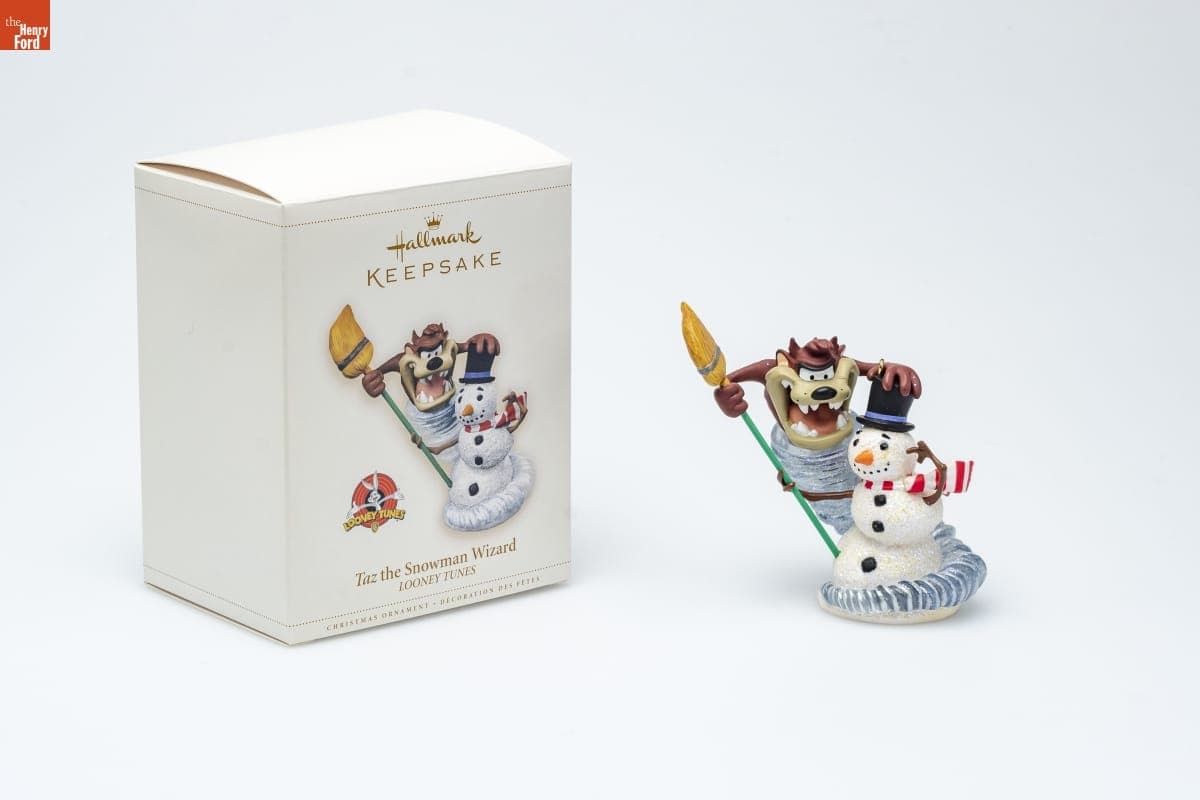 Hallmark "LOONEY TUNES: Taz the Snowman Wizard" Christmas Ornament, 2006