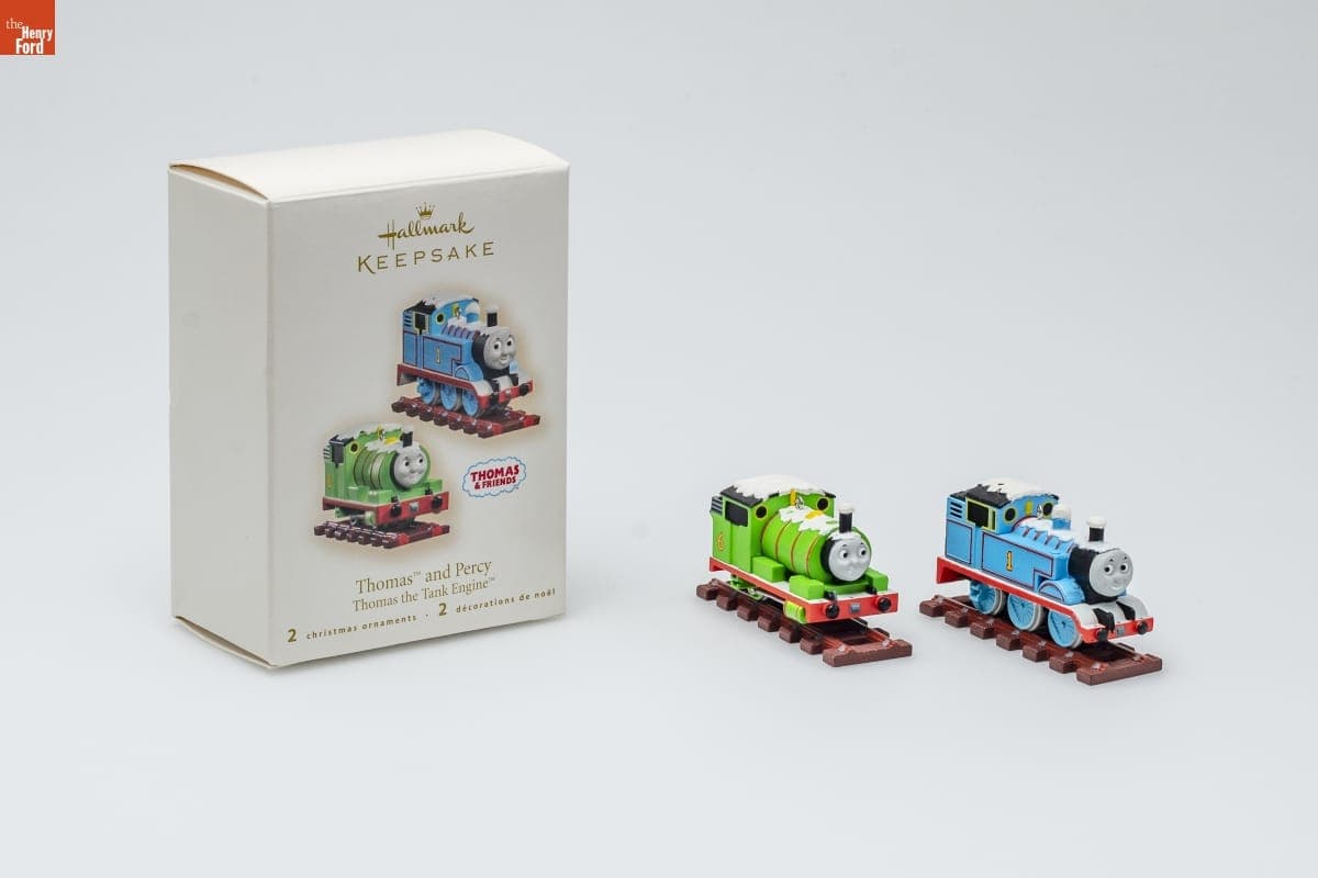 Hallmark "Thomas the Tank Engine: Thomas and Percy" Christmas Ornaments, 2007