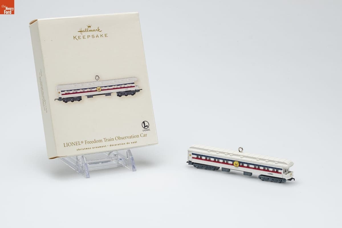 Hallmark "LIONEL Freedom Train Observation Car" Christmas Ornament, 2007