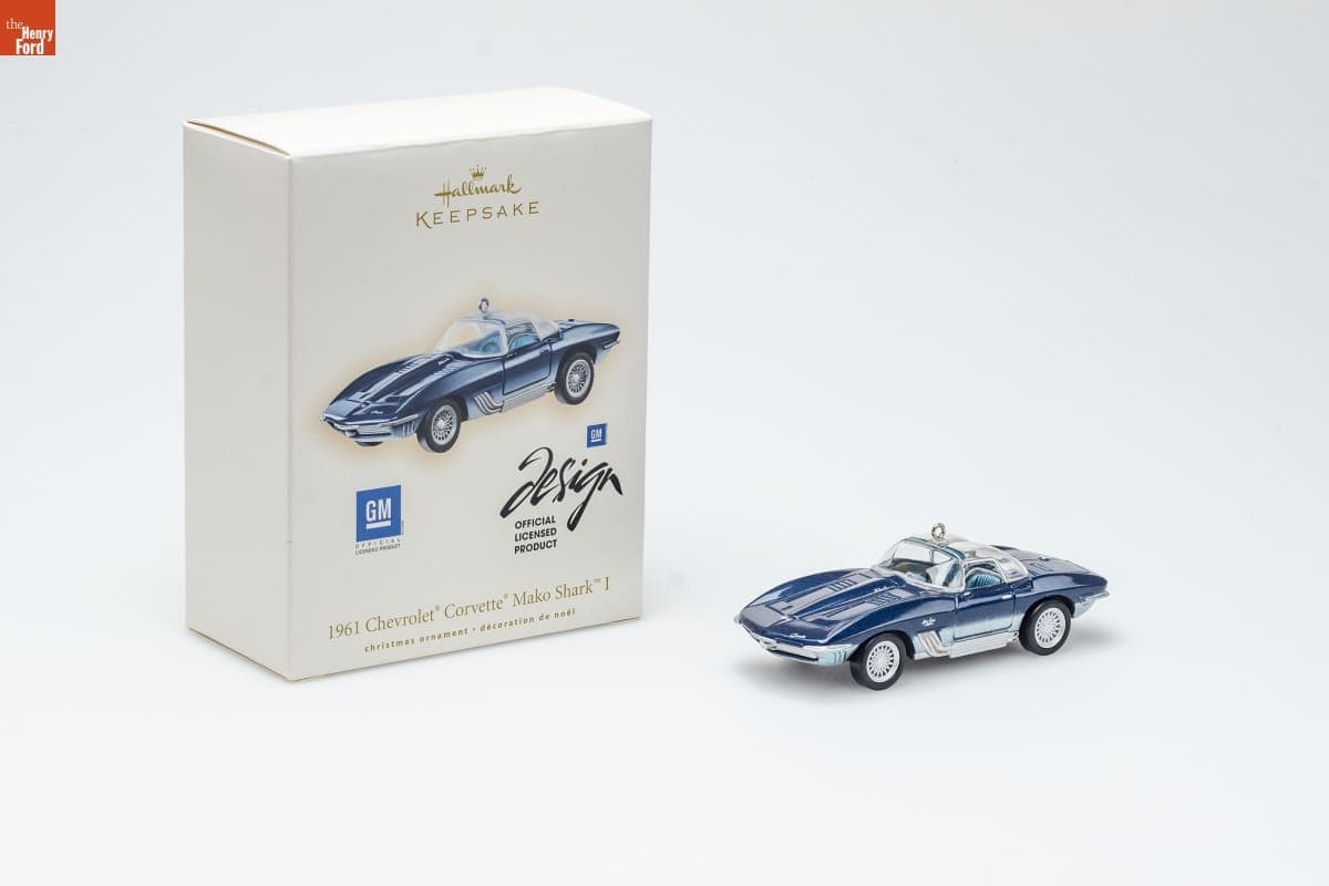 Hallmark "1961 Chevrolet Corvette Mako Shark 1" Christmas Ornament, 2007