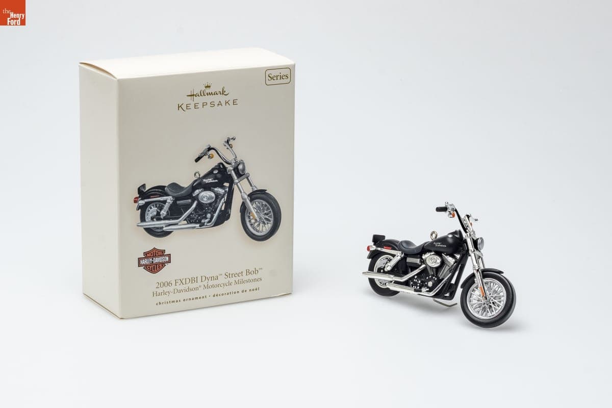 Hallmark "Harley-Davidson Motorcycle Milestones Series: 2006 FXDBI Dyna Street Bob" Christmas Ornament, 2007