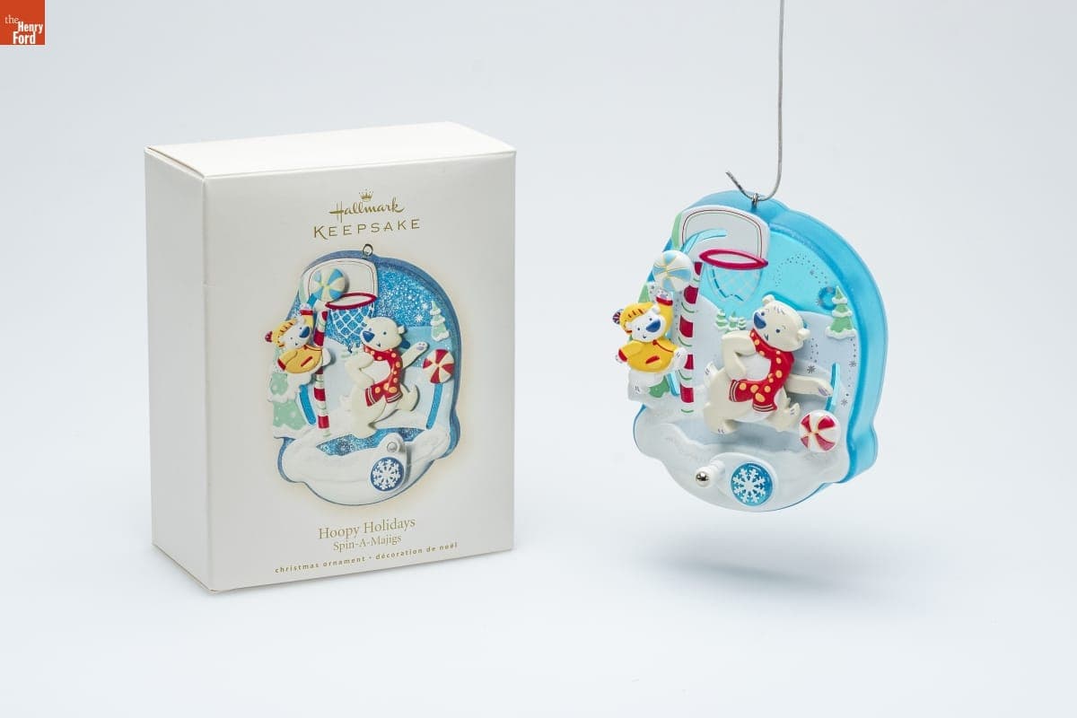 Hallmark "Spin-A-Majigs Collection: Hoopy Holidays" Christmas Ornament, 2008