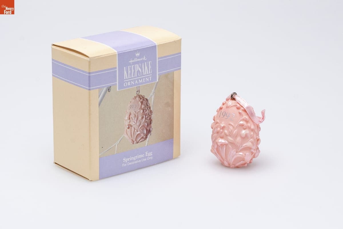 Hallmark "Springtime Egg" Easter Ornament, 1992