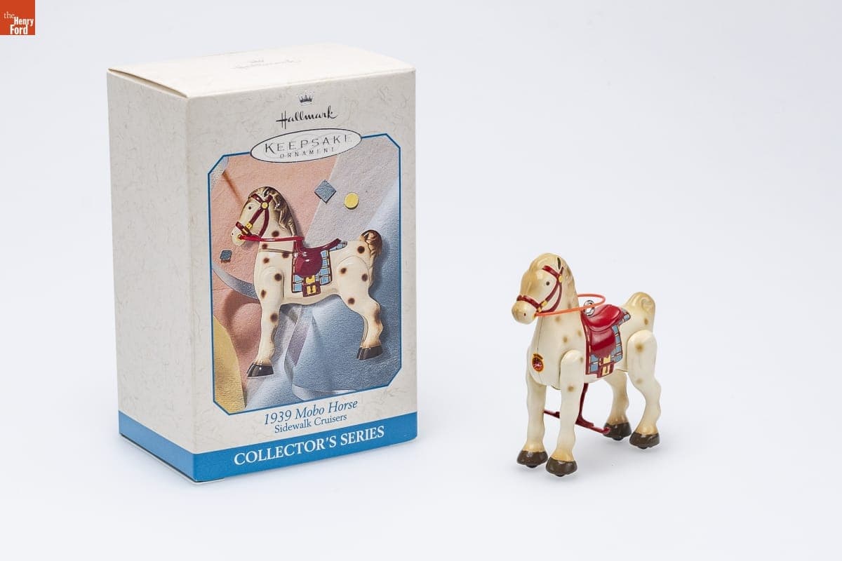 Hallmark "Sidewalk Cruisers Series: 1939 Mobo Horse" Spring Ornament, 1998