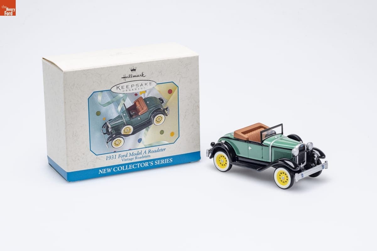 Hallmark "Vintage Roadsters Series: 1931 Ford Model A Roadster" Spring Ornament, 1998