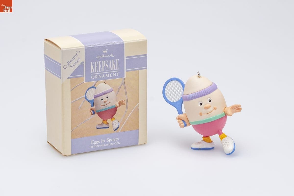 Hallmark "Eggs in Sports Series" Easter Ornament, 1993