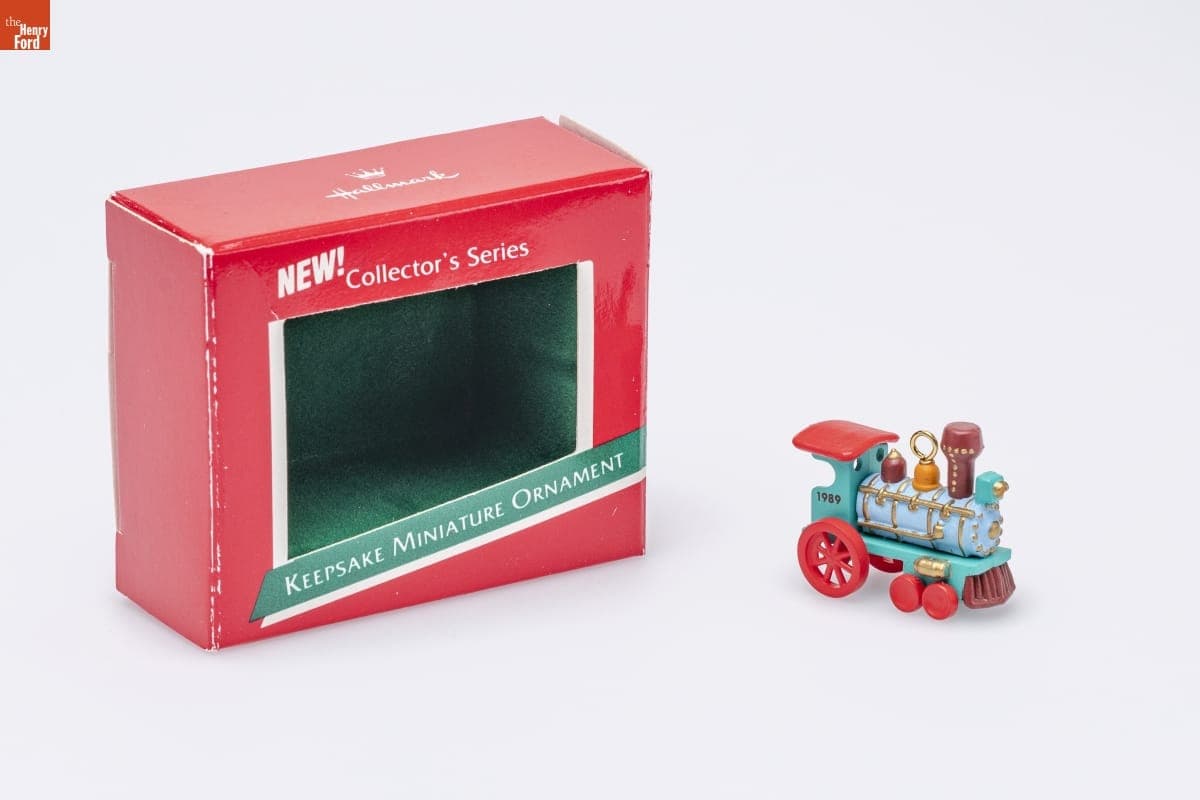 Hallmark "Noel R.R. Series: Locomotive" Miniature Christmas Ornament, 1989