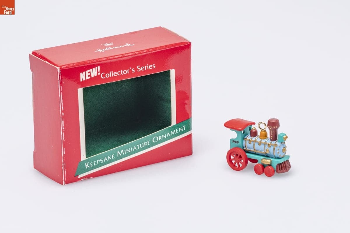 Hallmark "Noel R.R. Series: Locomotive" Miniature Christmas Ornament, 1989