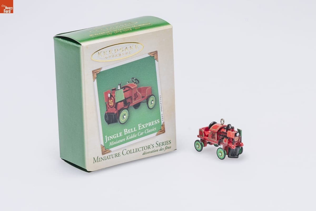 Hallmark "Miniature Kiddie Car Classics Series: Jingle Bell Express" Miniature Christmas Ornament, 2003