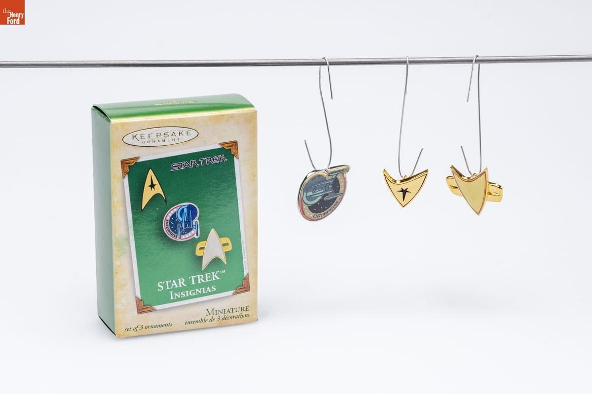 Hallmark "STAR TREK: Insignias" Miniature Christmas Ornaments, 2004