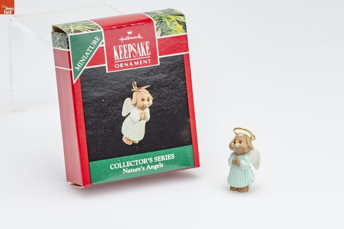Hallmark "Nature's Angels Series" Miniature Christmas Ornament, 1991