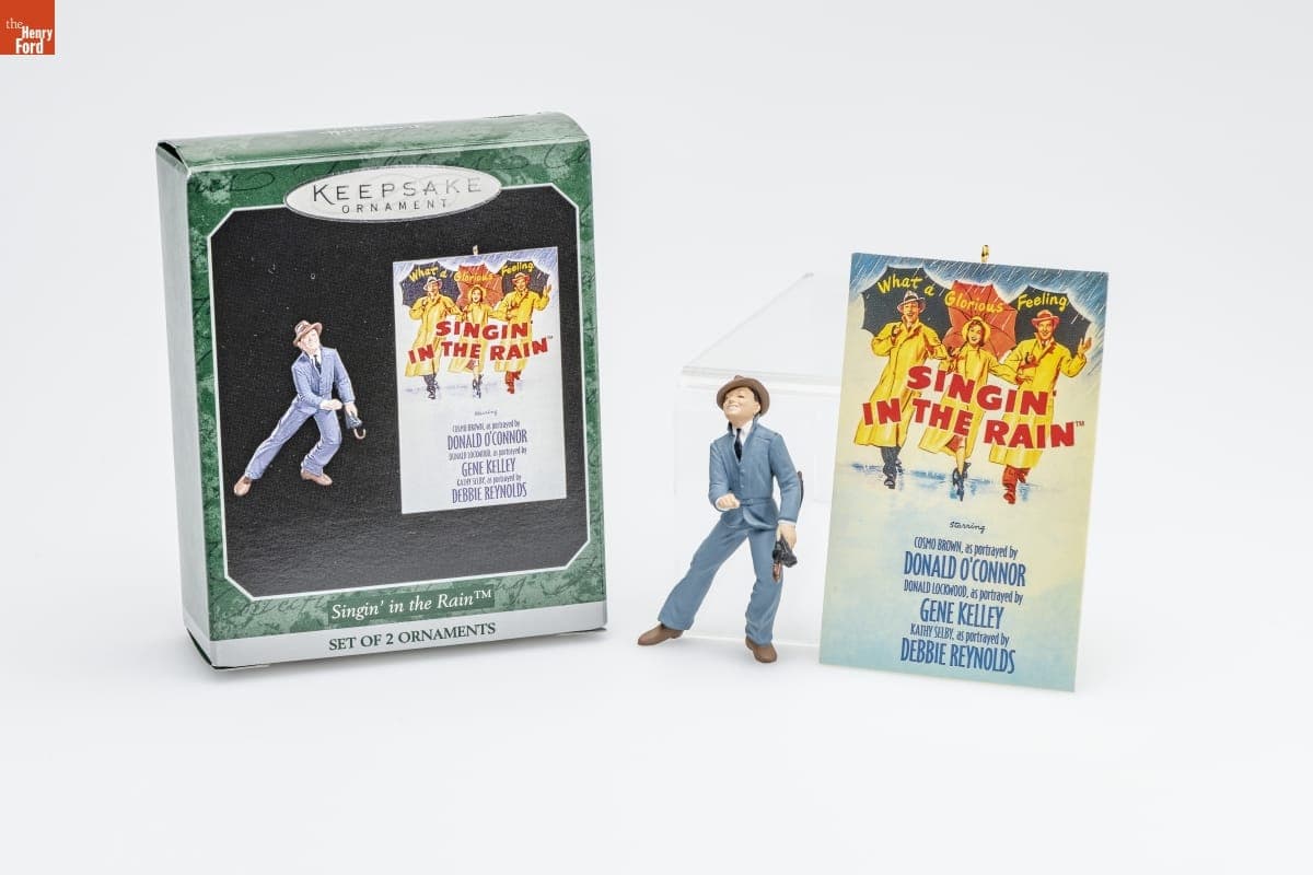 Hallmark "Singing in the Rain" Miniature Christmas Ornaments, 1998