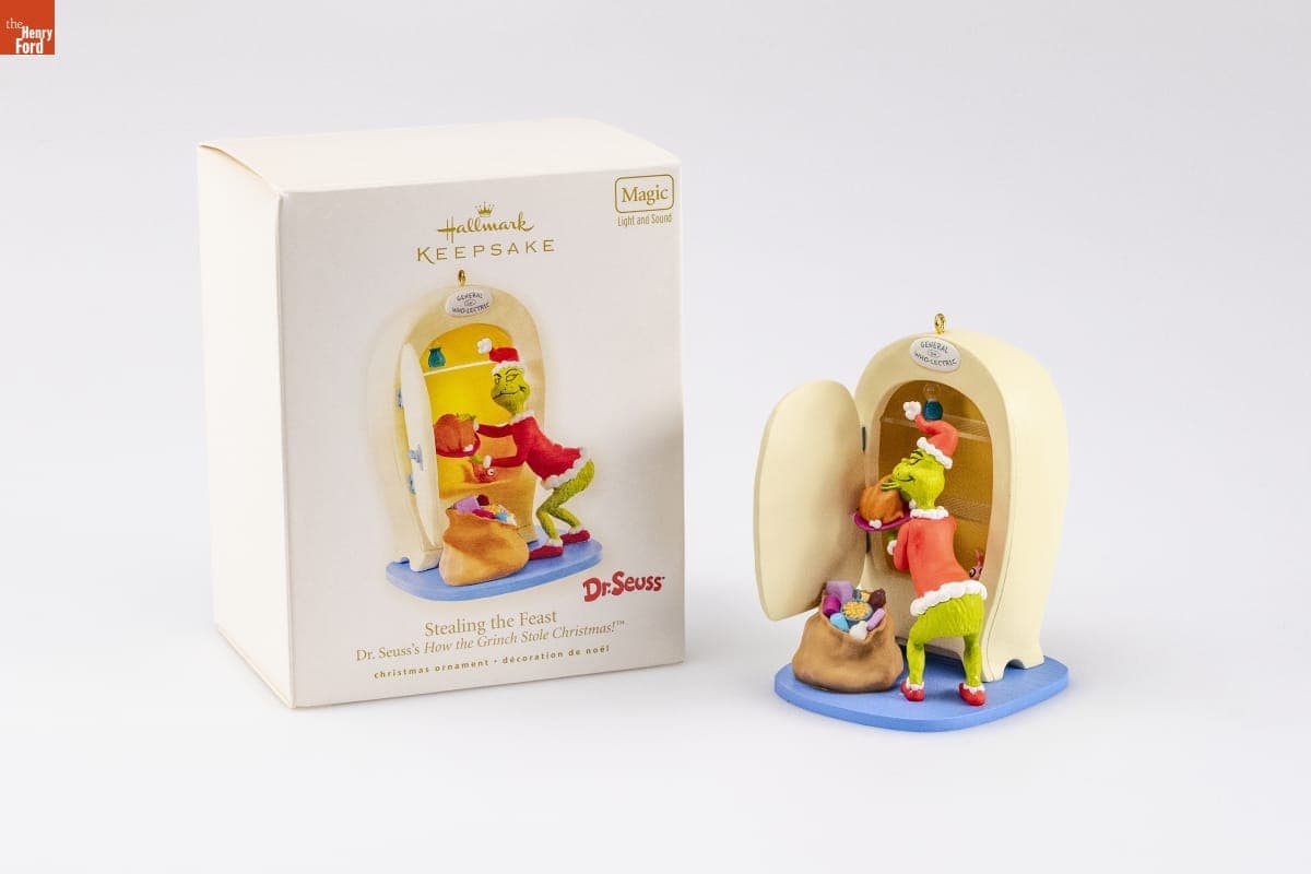 Hallmark "Dr. Seuss's How the Grinch Stole Christmas!: Stealing the Feast" Christmas Ornament, 2008