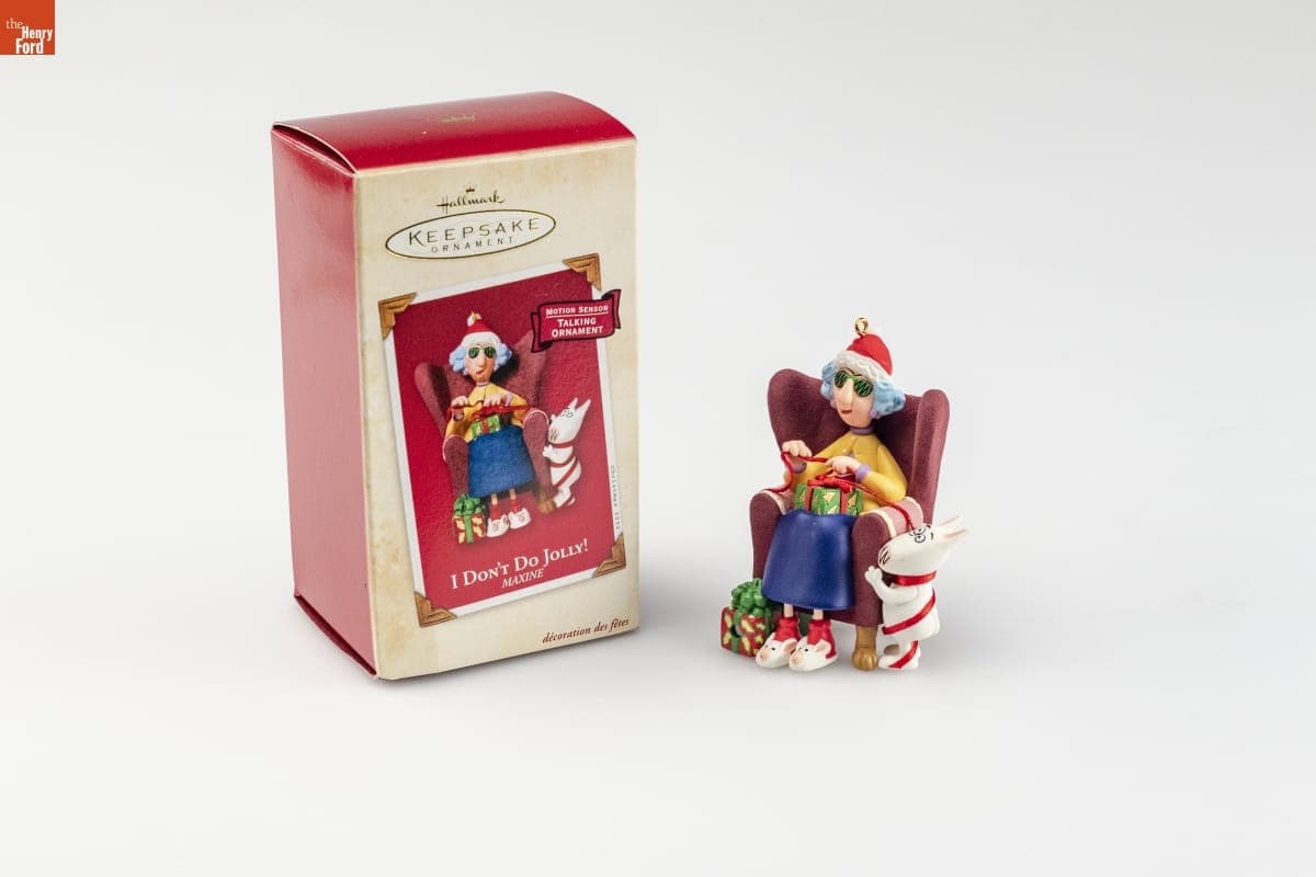 Hallmark "Maxine: I Don't Do Jolly!" Christmas Ornament, 2002