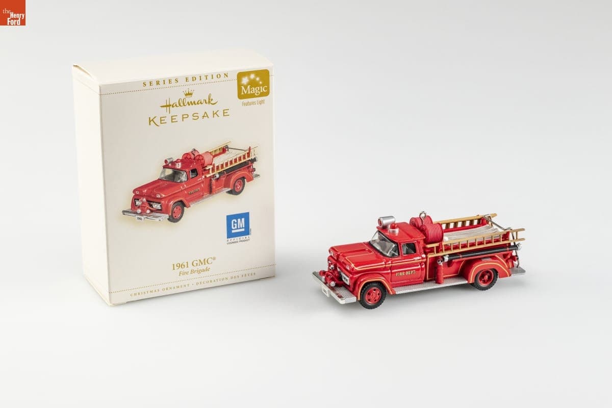 Hallmark "Fire Brigade Series: 1961 GMC" Christmas Ornament, 2006