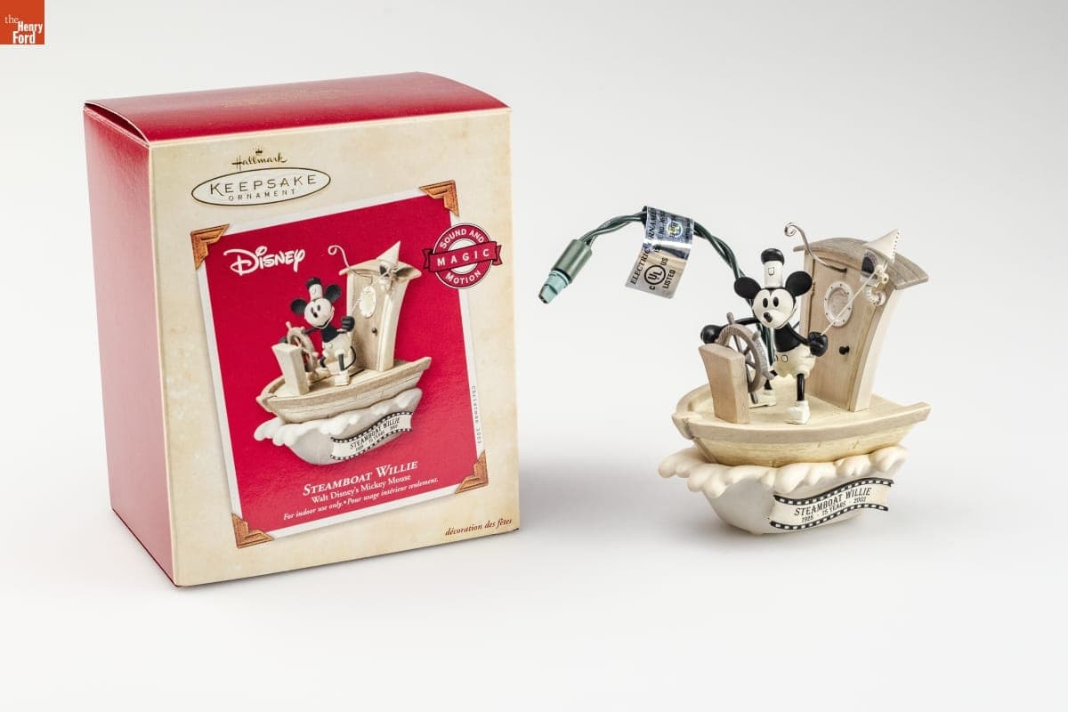 Hallmark "Walt Disney's Mickey Mouse: Steamboat Willie" Christmas Ornament, 2003